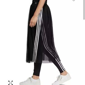 3 STRIPE ADIDAS TULLE MAXI SKIRT S- SMALL